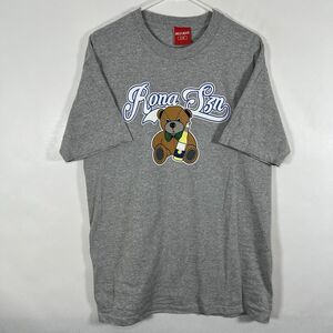 Nelk Boys Full Send Rona Szn Teddy Bear Graphic T Shirt Mens Size Large Gray